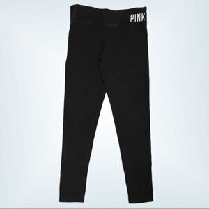 Victoria Secret PINK Yoga Leggings Womens Small Black Tapered